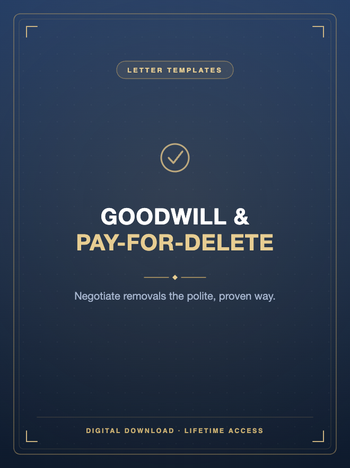 Goodwill & Pay-for-Delete Pack cover